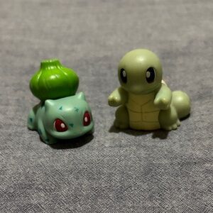 Vintage Bulbasaur and Squirtle Sliders